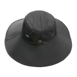 Wasserdichter Sonnenhut mit breiter Krempe für Outdoor, Wandern, Angeln und schnelles Trocknen.
