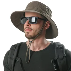 Outdoor sun protection bucket hat for men and women quick dry waterproof hiking cap