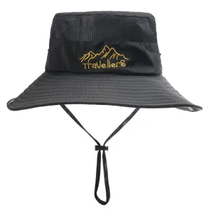 Chapeau de bachiste imperméable séchage rapide chapeau de soleil randonnée pour homme femme.