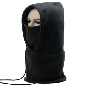 Pasamontanas forro polar invierno caliente mascarilla antivento capucha cuello grueso