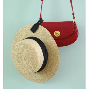 Portable magnetic hat clip for travel outdoor sun protection straw hat bag attachment accessory