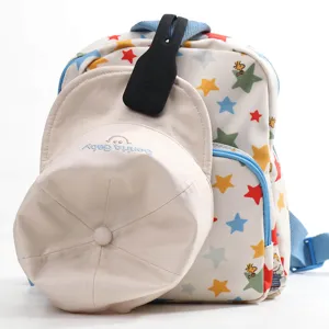 Portable magnetic hat clip for travel outdoor sun protection backpack accessory item