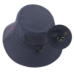 Chapeau bob imperméable pour hommes et femmes, chapeau de soleil d'extérieur réglable.