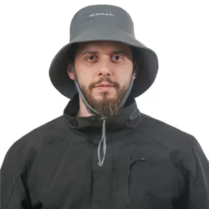 Chapeau bob imperméable pour hommes randonnée en plein air protection solaire gris