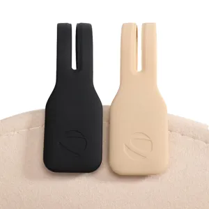 Portable magnetic hat clip for travel outdoor sun protection, durable rubber hat holder set.