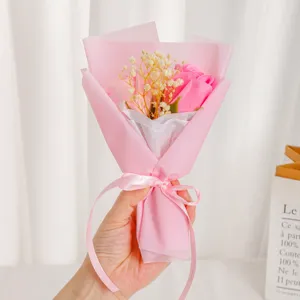 Mini dry flower rose bouquet gift, perfect for Valentine's Day, graduation, and romantic celebrations.