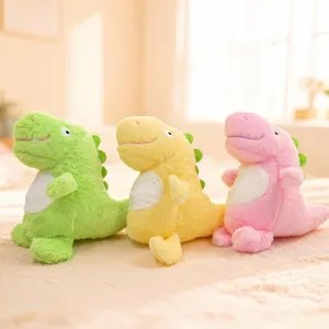 Cute Cartoon Dinosaur Plush Toy Stuffed Animal Soft Doll Baby Kids Companion Pillow