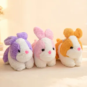 Cute Cartoon Lying Rabbit Plush Toy Stuffed Animal Soft Doll Kids Gift