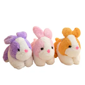 Cute cartoon plush rabbit toy stuffed animal doll fluffy soft pillow gift for kids main view