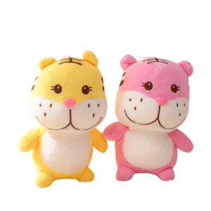 Cute cartoon tiger plush toy soft stuffed animal doll for baby kids birthday gift home decor