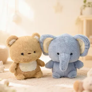 Cute plush toy doll desktop companion soft stuffed animal cute gift for kids room decor