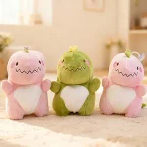 Cute dinosaur plush toys soft stuffed animals cute room decor kids gift birthday present