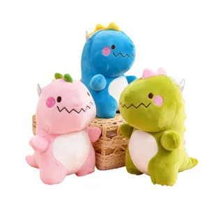Cute plush dinosaur toy stuffed animal soft doll set for kids gift home decor main image
