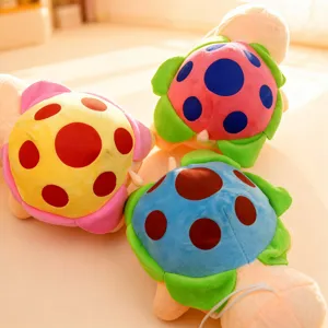 Cute colorful turtle plush toy doll soft stuffed animal pillow great gift for kids