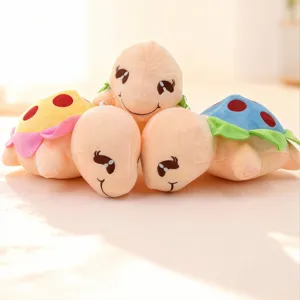 Cute colorful plush turtle soft toy stuffed animal doll for kids gift and party decor