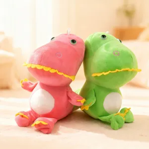 Cute tyrannosaurus plush toy, soft stuffed dinosaur doll for claw machine and gifts.
