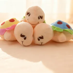 Cute colorful turtle plush toy stuffed animal soft doll claw machine gift for kids wholesale