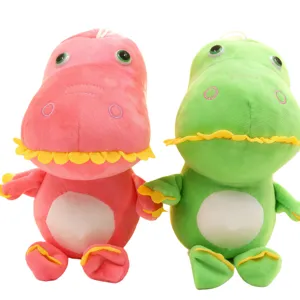 Cute 7-inch dinosaur plush toy, soft stuffed animal doll for claw machine and gifts.