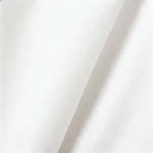 White textured fabric detail shot, premium material close-up view for casual shirt.