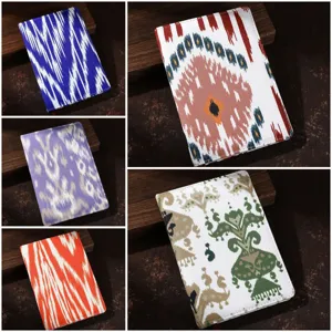 Cuaderno De Cubierta De Tela Estilo Étnico 200 Páginas Diario Oficina