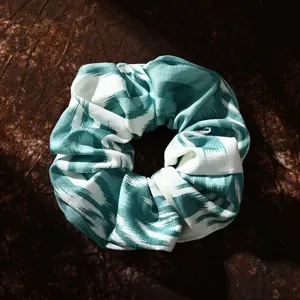 Xinjiang ethnic style fabric hair scrunchie cute elastic hair tie for women and girls