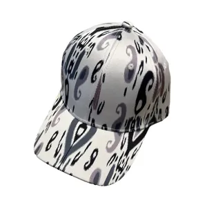 Ethnic style Ikat pattern baseball cap, Xinjiang traditional textile print sun hat for women.
