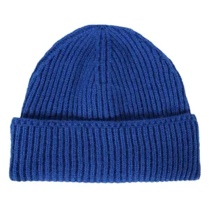Classic solid color ribbed knit beanie winter warm cuff cap for daily wear stylish outdoor