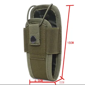 Tactical walkie talkie pouch MOLLE accessory bag outdoor radio holder utility tactical bag