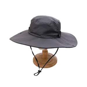 Outdoor sun hat breathable bucket hat foldable summer hat for men and women hiking cycling travel.