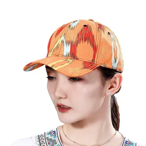 Cappello da baseball con strass stile etnico Xinjiang donna cappellino sole estate viaggio