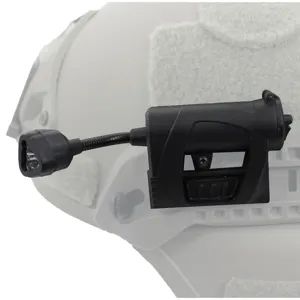Luce per elmetto tattico flessibile collo di cigno supporto modulare illuminazione led equipaggiamento