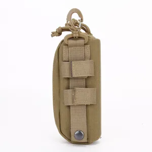 Tactical Molle sunglasses pouch outdoor nylon hard shell glasses storage case protective bag.
