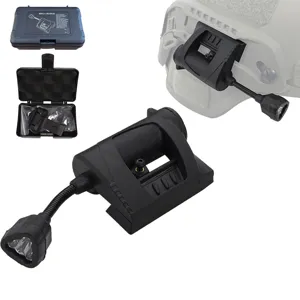 Luce Tattica per Elmetto LED 3 Modalità Sorgente Luminosa Luce Multifunzionale per Montaggio su Elmetto Campeggio All'aperto