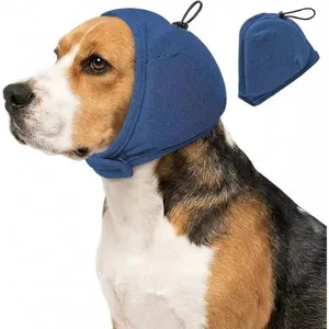 Hunde Geräuschreduzierung Ohrenschützer Angstabbau Stirnband Weich Gestrickt Haustier Beruhigende Ohrabdeckung Winter Warme Kopfbedeckung