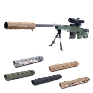 Outdoor Taktische Schalldämpfer Abdeckung Lauf Camouflage Protektor Für Jagd CS Spiel Ausrüstung Langlebige Ausrüstung