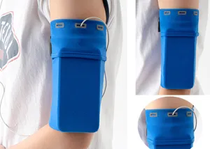 Sports running phone arm band holder breathable gym arm bag for outdoor fitness workouts