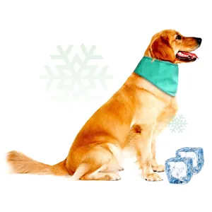 Cooling dog bandana pet summer cooling collar breathable neck ice wrap for dogs cats