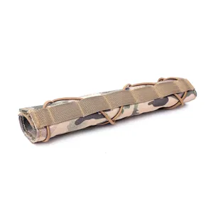 Taktischer Schalldämpfer Schutzüberzug Multicam Tarnung Gewehr Zubehör Outdoor Neu