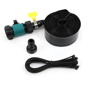 Kinder Trampolin Sprinkler Ersatzteile Set Wasserschlauch und Verbinder fuer den Garten