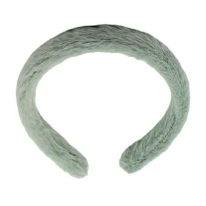 Fascia per capelli in peluche soffice da donna bordo largo cerchietto morbido uso quotidiano