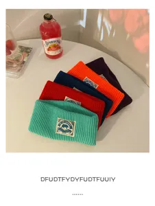 Elegante diadema de punto para mujer, accesorio de pelo de moda urbana y ancha.