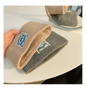 Diadema de punto ancha invierno cálido diadema estilo callejero casual cómodo elástico cabeza