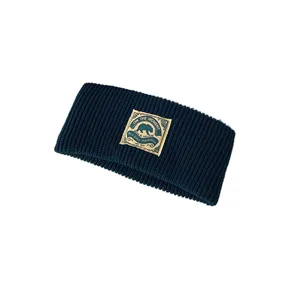 Cómoda diadema de punto ancho para mujer, elegante diadema deportiva de lana streetwear.
