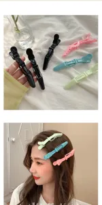 Multifunctional hair styling duckbill clips sectioning hairpins for professional salon use