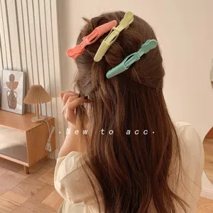 Women Hair Clips Duckbill Hairpins Non-Slip Side Styling Hair Styling Tools Plastic Resin Hair Accessories