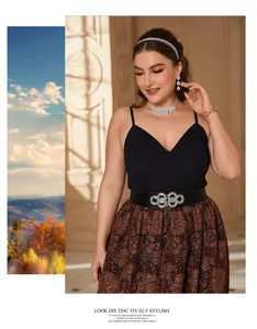 Damen Übergröße breiter Taillengürtel Mode Korsett elastischer Gürtel für Kleider Mantel.