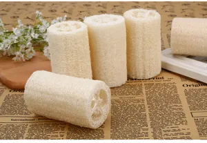 Natural loofah bath sponge plant fiber body scrubber exfoliating shower sponge for daily use
