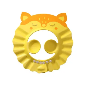 Bonnet de douche bébé avec protection oreilles, chapeau shampoing EVA étanche bain.