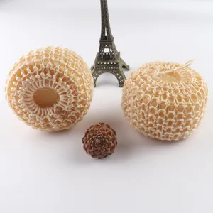 Esponja de baño natural de sisal bola de ducha malla exfoliación corporal limpieza diaria.