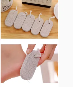 Natural volcanic pumice stone for foot exfoliation, removing dead skin and calluses effectively.